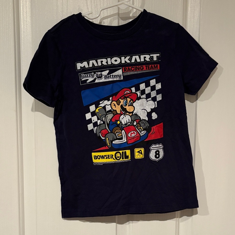 Old Navy Mario Kart Racing Team Tee - Navy